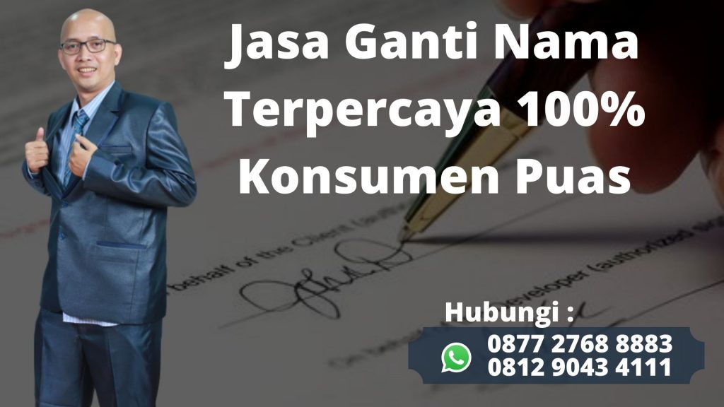  TLP/WA 0877-2768-8883 jasa ganti nama melayani Pinang Tangerang, Layanan Cepat Berpengalaman
